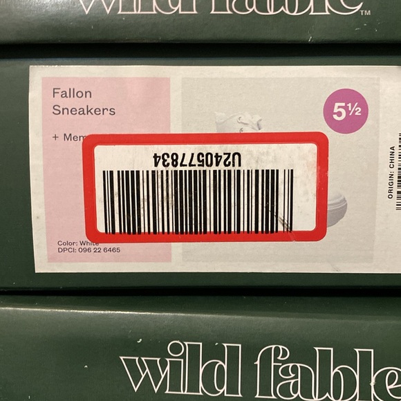 Women's Fallon Sneakers - Wild Fable White High Top multiple sizes, Memory Foam - Picture 5 of 5